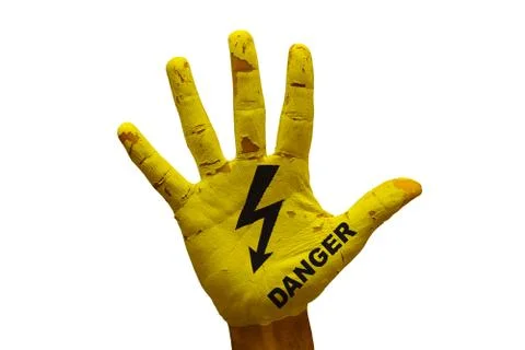 Palm danger Stock Photos