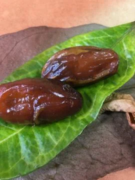 Palm date background unit isolate Stock Photos