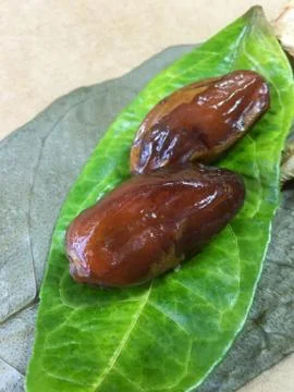 Palm date background unit isolate Stock Photos