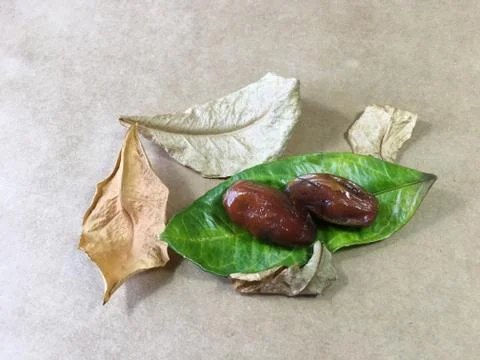 Palm date background unit isolate Stock Photos