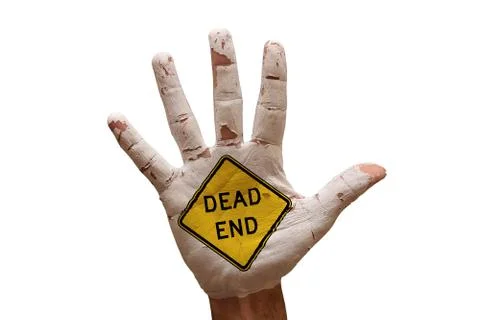 Palm dead end Stock Photos