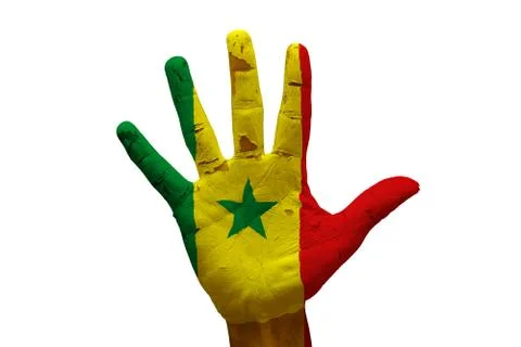 Palm flag senegal Stock Photos