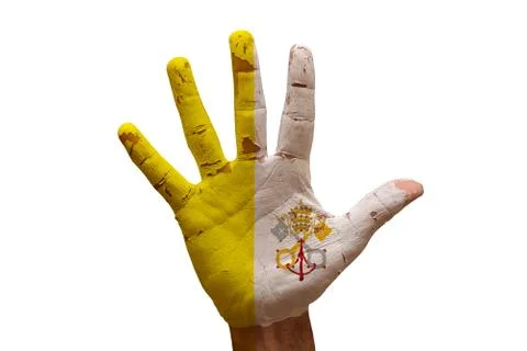 Palm flag vatican Stock Photos
