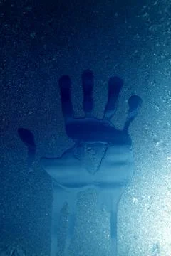 Palm Hand Print Stock Photos