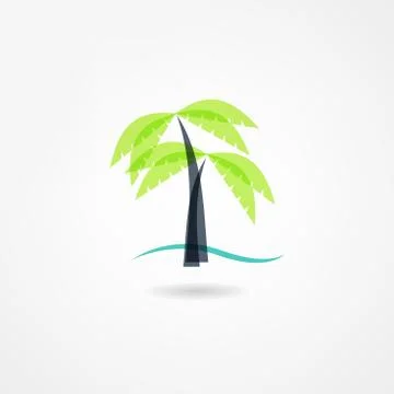 Palm icon Stock Illustration