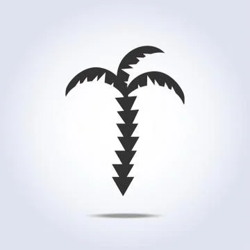 Palm icon Stock Illustration