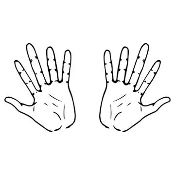 Palm icon. Stock Illustration