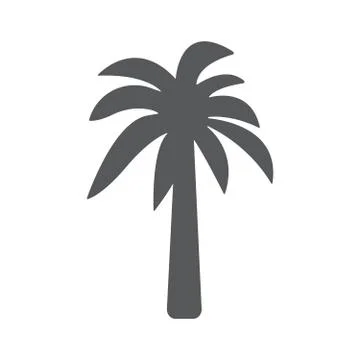 Palm icon. Vector concept illustration for design Stock Illustration