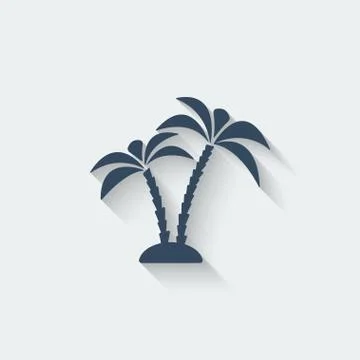 Palm island Stock-Illustration