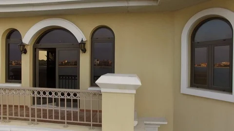 Palm jumeirah dubai Stock Footage 111884053