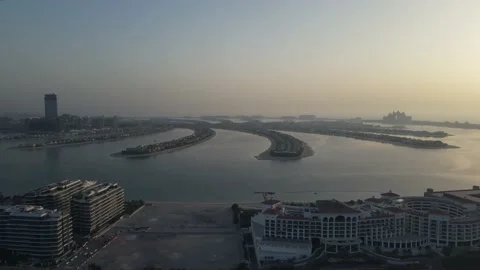 Palm Jumeirah Stock Footage 156962720