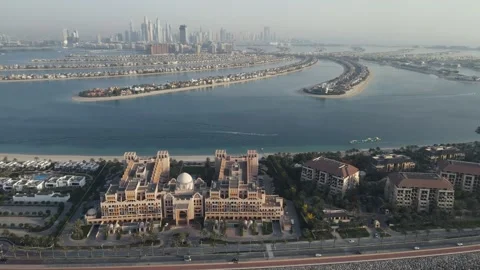 Palm Jumeirah Stock Footage 156962879
