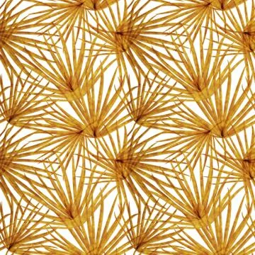 Palm Leaf  Seamless Pattern Background Illustration Illustrazione stock