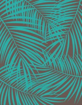 Palm Leaf Vector Background Illustration Illustrazione stock