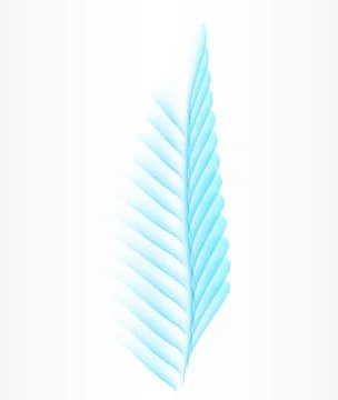Palm Leaf Vector Background Illustration Stock Illustration