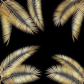 Palm Leaf Vector Illustration イラスト素材