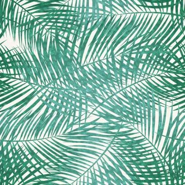 Palm Leaf Vector Seamless Pattern Background Illustration イラスト素材
