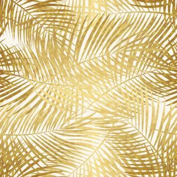 Palm Leaf Vector Seamless Pattern Background Illustration Illustrazione stock