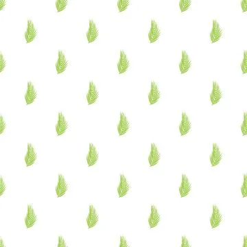 Palm leaves creating a repeating tropical foliage pattern 스톡 일러스트