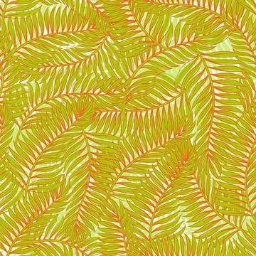 Palm leaves Stock Illustration