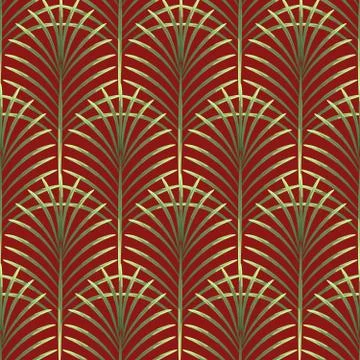 Palm leaves vector seamless pattern 스톡 일러스트