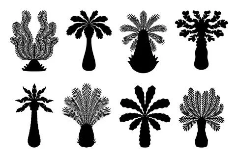 Palm logo. Coconut tree, boho tropical print for beach hotel resort, bohemian イラスト素材