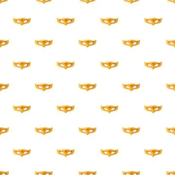 Palm mask pattern seamless vector Illustrazione stock