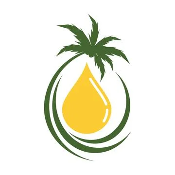 Palm oil logo Stock-Illustration