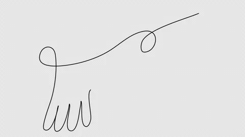 Palm, one line drawing animation. Video clip with alpha channel. Stock Footage 308070418