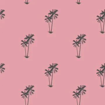 Palm pattern. Exotic Tropical tree. Tropical delight Stockillustratie