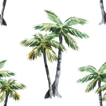 Palm pattern Stock Illustration