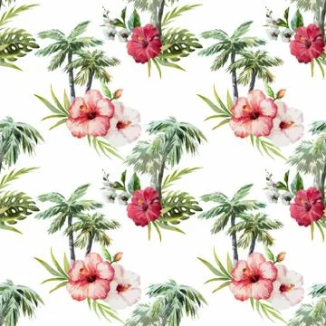 Palm pattern Stock Illustration