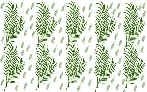 Palm pattern Stock Illustration
