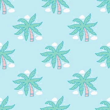 Palm pattern Stock Illustration