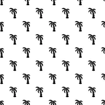 Palm pattern seamless イラスト素材