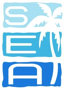 Palm print Stock Illustration