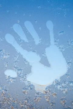 Palm print Stock Photos