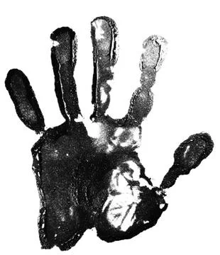Palm print Stock Photos