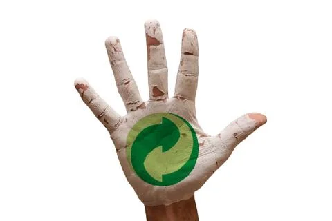 Palm recycle Stock Photos