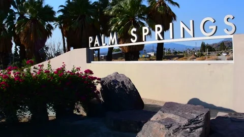 Palm Springs Stock Footage 156298624
