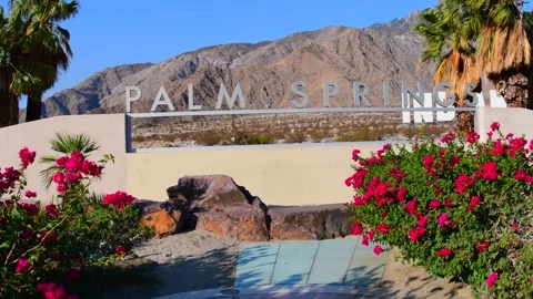 Palm Springs Stock Footage 156298695