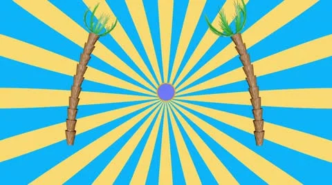 Palm street Stock Footage 11249304