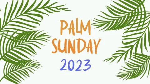 Palm sunday 2023 Stock Footage 233661230
