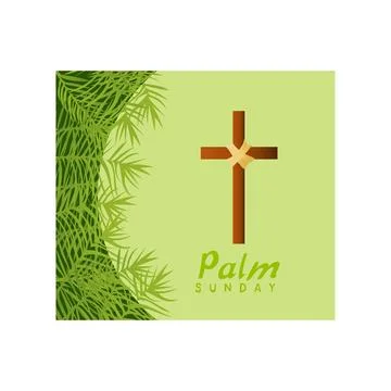 Palm Sunday Background Stock Illustration