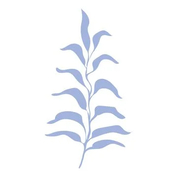 Palm Three Leaf Illustration Stock-Illustration