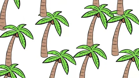 Palm Tree Animation Stock Video Footage | Royalty Free Palm Tree Animation  Videos | Pond5