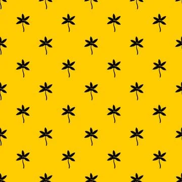 Palm tree with coconuts pattern vector Illustrazione stock