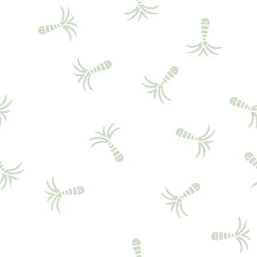 Palm tree glyph seamless pattern Stock Illustration