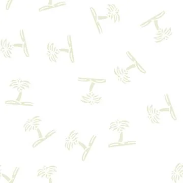 Palm tree glyph vector seamless pattern Illustrazione stock