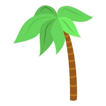 Palm tree icon, isometric style イラスト素材